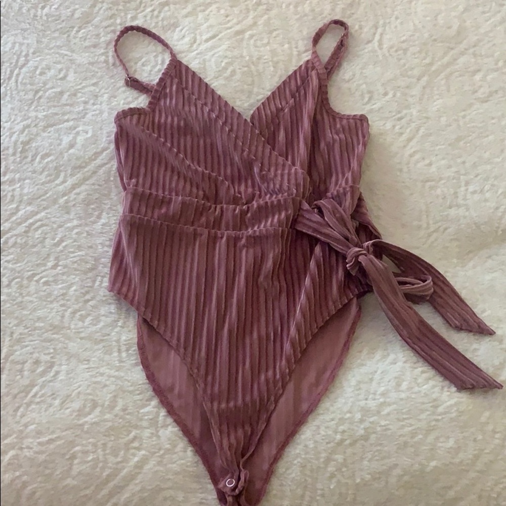 Pink bodysuit